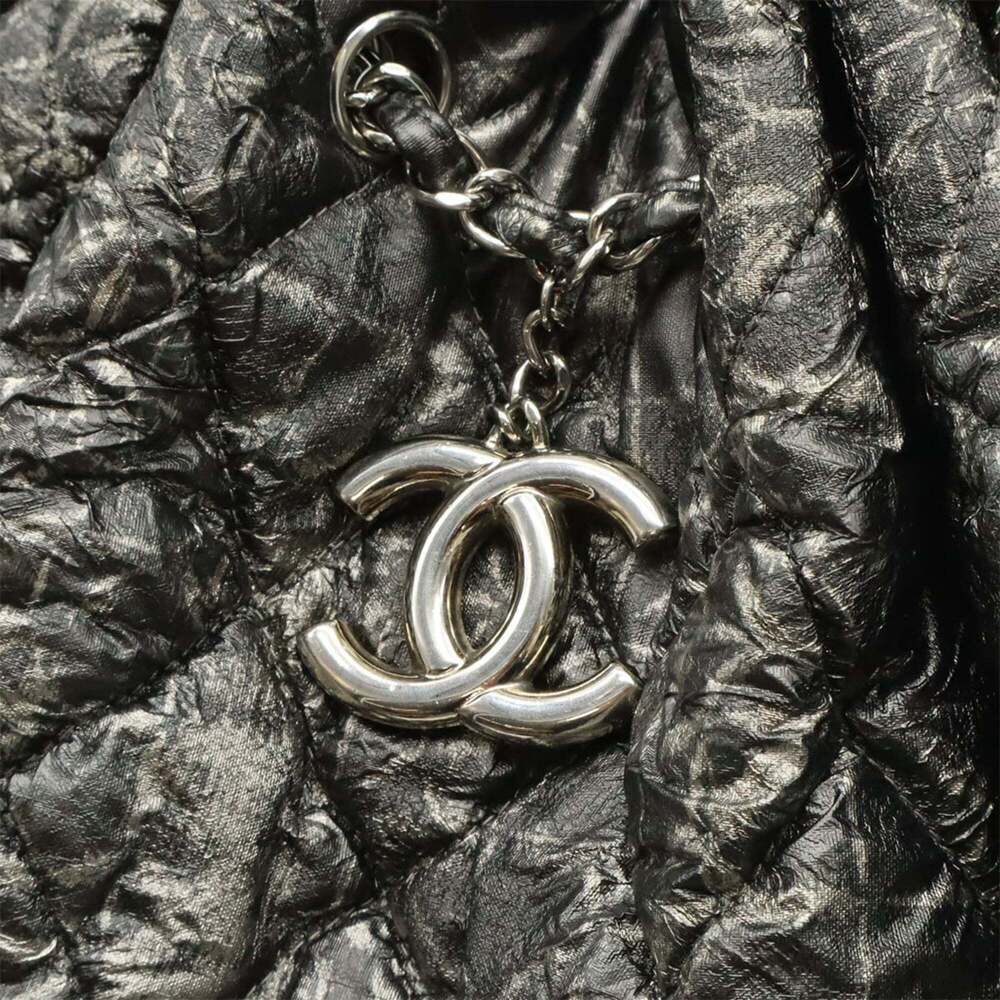 CHANEL Gray Logo Shoulder Bag - Picture 9 of 9